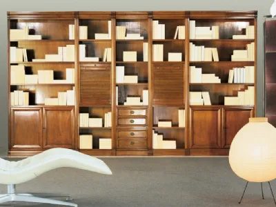 Libreria design originale - SHERWOOD - KHAOS - in legno laccato